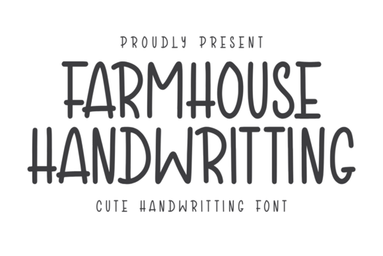 Farmhouse Handwriting Font